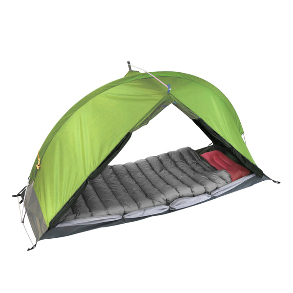 RhinoWolf 2.0 : 3 Seasons, Polyester Tent, Vegan blanket